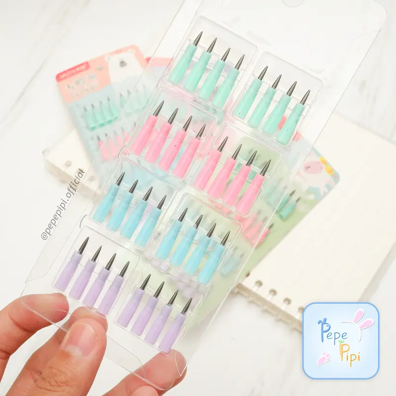 Isi Ulang Pensil Peluru ZC-201 Kucing Lantu Susun Bensia Refill Refil 1