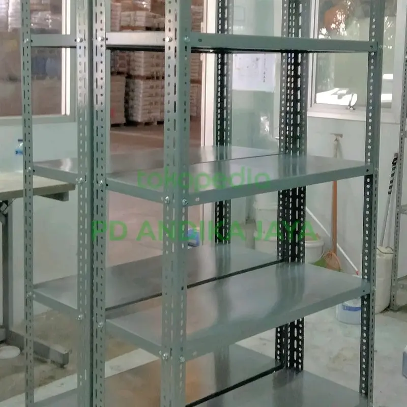 Rak siku 100cmx40cmx200cm pakai tiang siku 4x6 4