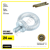 Gambar Eye Bolt / Mata Baut Galvanized M24 POWERTEC dari powertec id Kota Administrasi Jakarta Pusat 2 Tokopedia