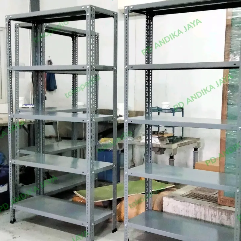 Rak siku 100cmx40cmx200cm pakai tiang siku 4x6 3