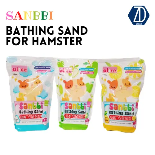 BATHING SAND Pasir Wangi Mandi Hamster Sauna Pembersih Bulu/Tubuh