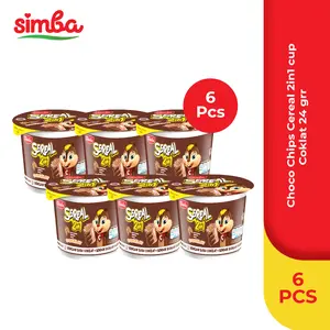 Simba Choco Chip Sereal 2in1 Cup 22gr x 6 pcs