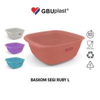 Gambar GBUplast Ruby L Baskom Segi Plastik BPA Free 7500ml Plastic Basin Wadah Serbaguna BB-006 - Putih dari GBUplast Houseware Kota Tangerang 1 Tokopedia