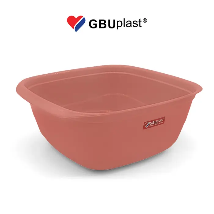 Gambar GBUplast Ruby L Baskom Segi Plastik BPA Free 7500ml Plastic Basin Wadah Serbaguna BB-006 - Putih dari GBUplast Houseware Kota Tangerang 4 Tokopedia