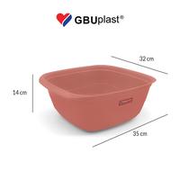 Gambar GBUplast Ruby L Baskom Segi Plastik BPA Free 7500ml Plastic Basin Wadah Serbaguna BB-006 - Putih dari GBUplast Houseware Kota Tangerang 2 Tokopedia