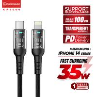 Gambar COPPER Kabel Data Transparan 35W PD - Type-C to Lightning | CP5006 dari Copper Samarinda Official Kota Samarinda 1 Tokopedia