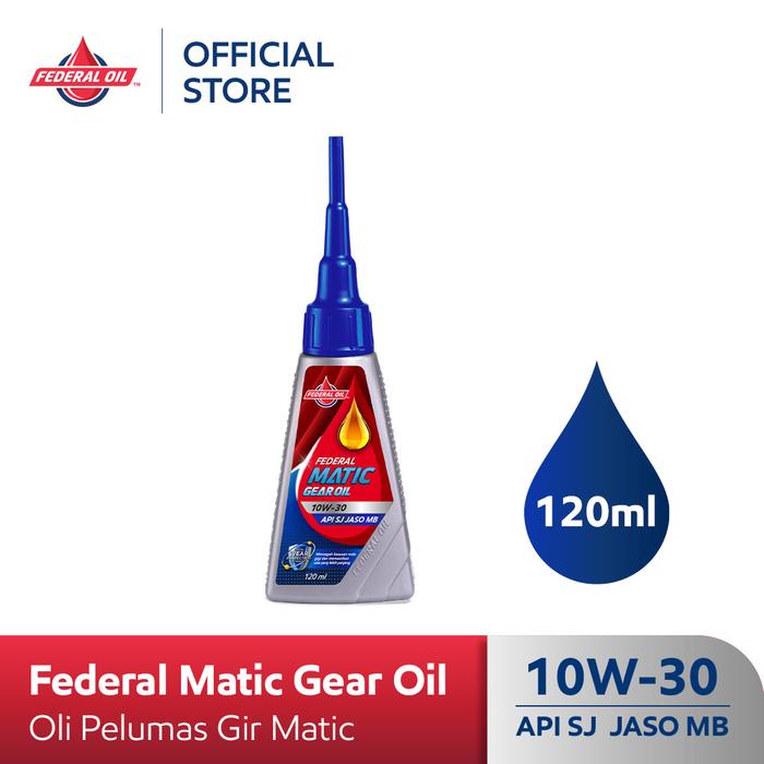 Gambar FEDERAL MATIC GEAR OIL 10W-30 0.12L 120ml - Oli Pelumas Gir Matic dari Federal Oil Official Store Kota Administrasi Jakarta Utara Tokopedia