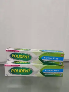 Polident Flavor Free Perekat Gigi Palsu 60g