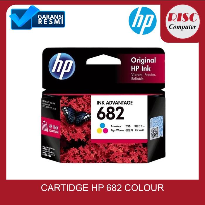 Gambar Catridge HP 682 Colour Tinta Warna Original dari Risc Computer Kota Surakarta Tokopedia