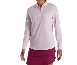 Ladies Shirt LS FJ Houndstooth Print Sun Protection 87339