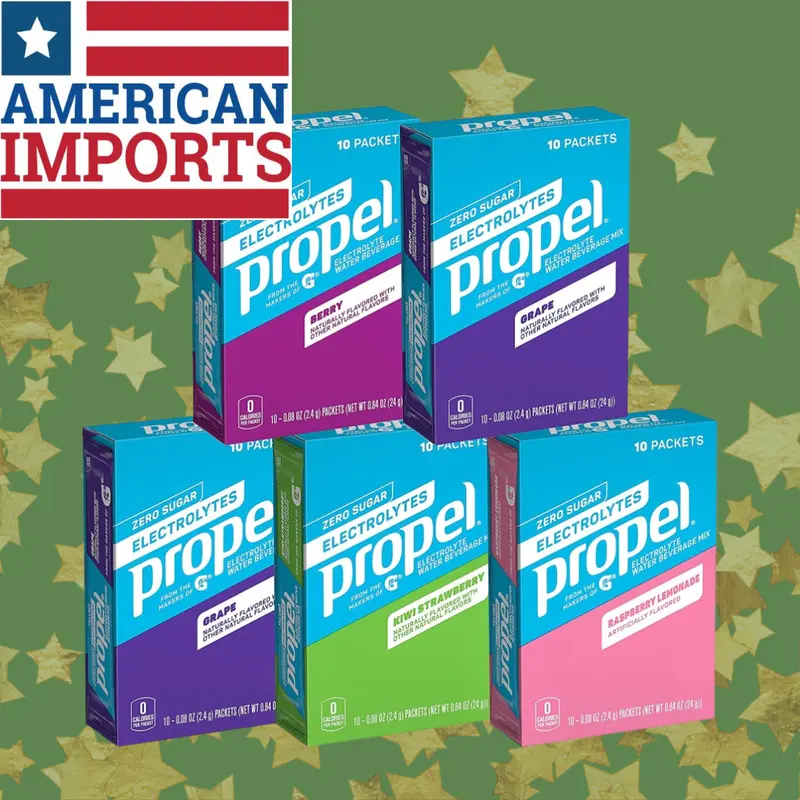 [ORI USA] Gatorade Propel, Gatorade Zero, Sugar Free - 10 Sachets 0