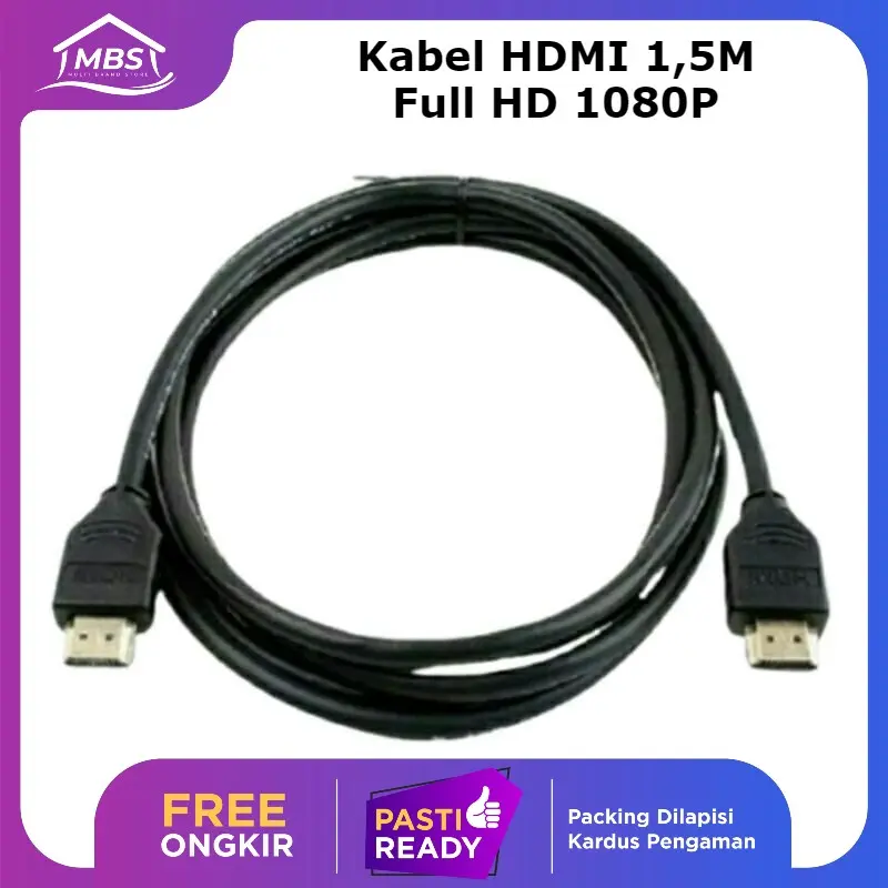 Kabel HDMI 1.5M Standar 1080P V1.4 HDMI TO HDMI