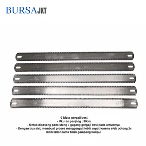 Mata Gergaji Besi Double 30cm | Gergaji Stang Besi 2 SISI ( MIN 2 PC )