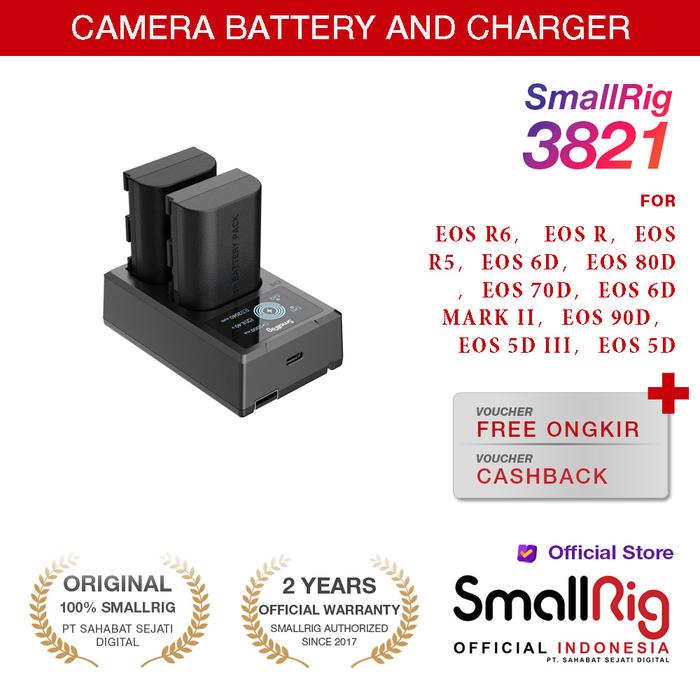 Gambar SmallRig LP-E6NH Camera Battery and Charger Kit 3821 dari Smallrig Indonesia Kota Administrasi Jakarta Pusat Tokopedia