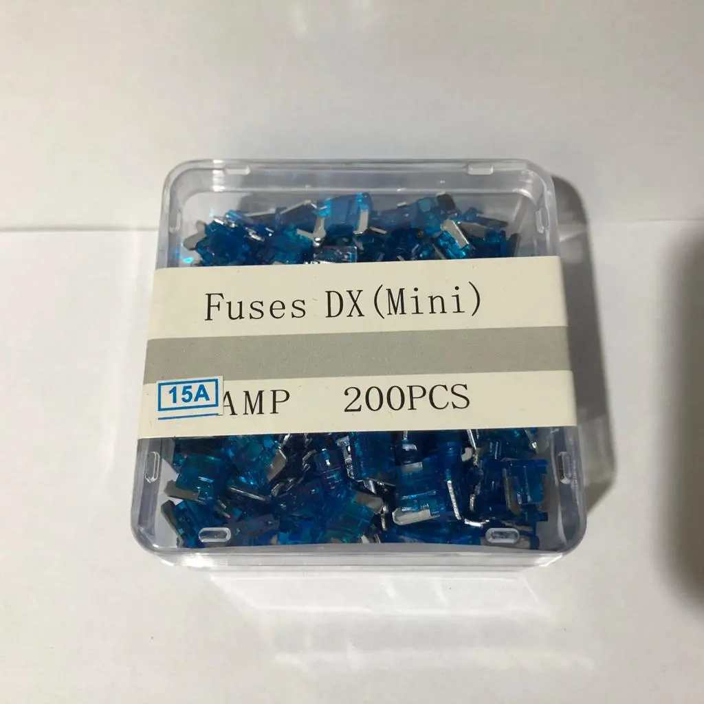 skring sekring fuse tancap buntung mini 15A 1 kotak isi 200 pcs