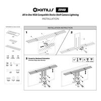 Gambar All-In-One VESA Compatible Device Shelf Camera Lightning Oximus EV40 - EV40 Seller dari Oximus Indonesia Kota Depok 3 Tokopedia