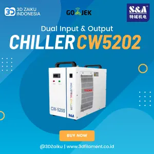 Original S&A Teyu Industrial Chiller CW5202 Dual Head Mesin Laser CO2