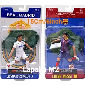 FTCHAMP PEMAIN BOLA CHRISTIANO RONALDO LEONEL MESSI ACTION FIGURE