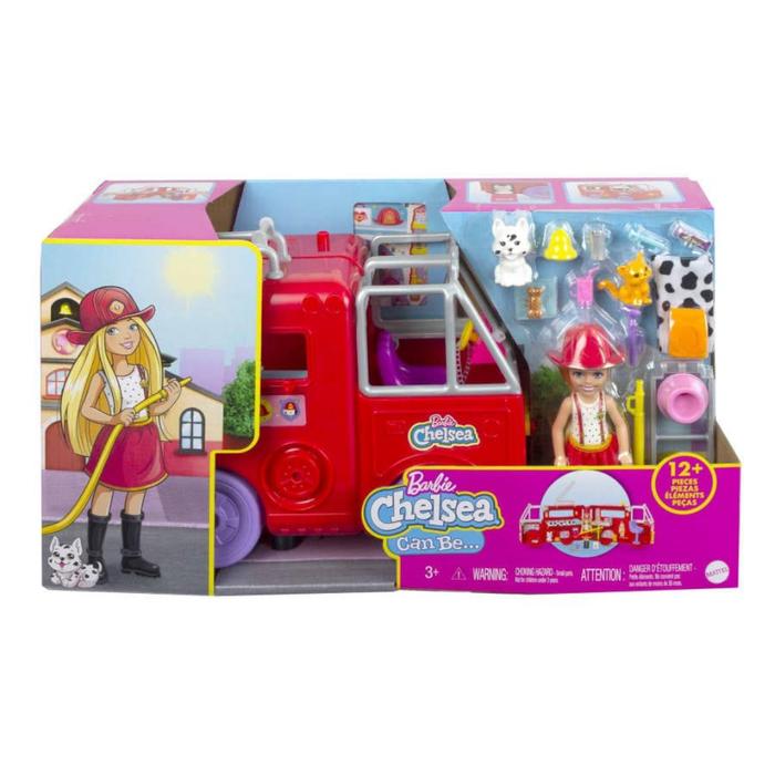 Gambar Mobil Boneka Anak Barbie Chelsea Fire Truck Playset Doll Pemadam dari Mishana Shop Kab. Tangerang Tokopedia