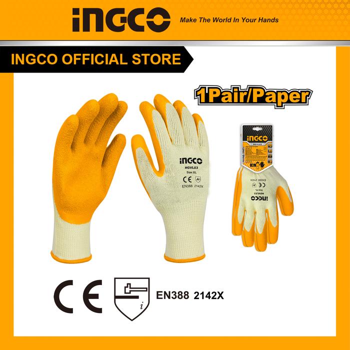 Gambar SARUNG TANGAN LATEX TEBAL INGCO HGVL03 dari INGCO INDONESIA Kota Administrasi Jakarta Pusat Tokopedia