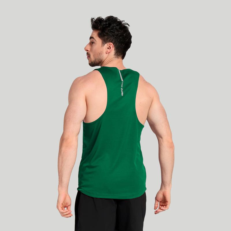 Endorphene DASH Running Jersey Singlet Quick Dry Gym - Forest Biome 1