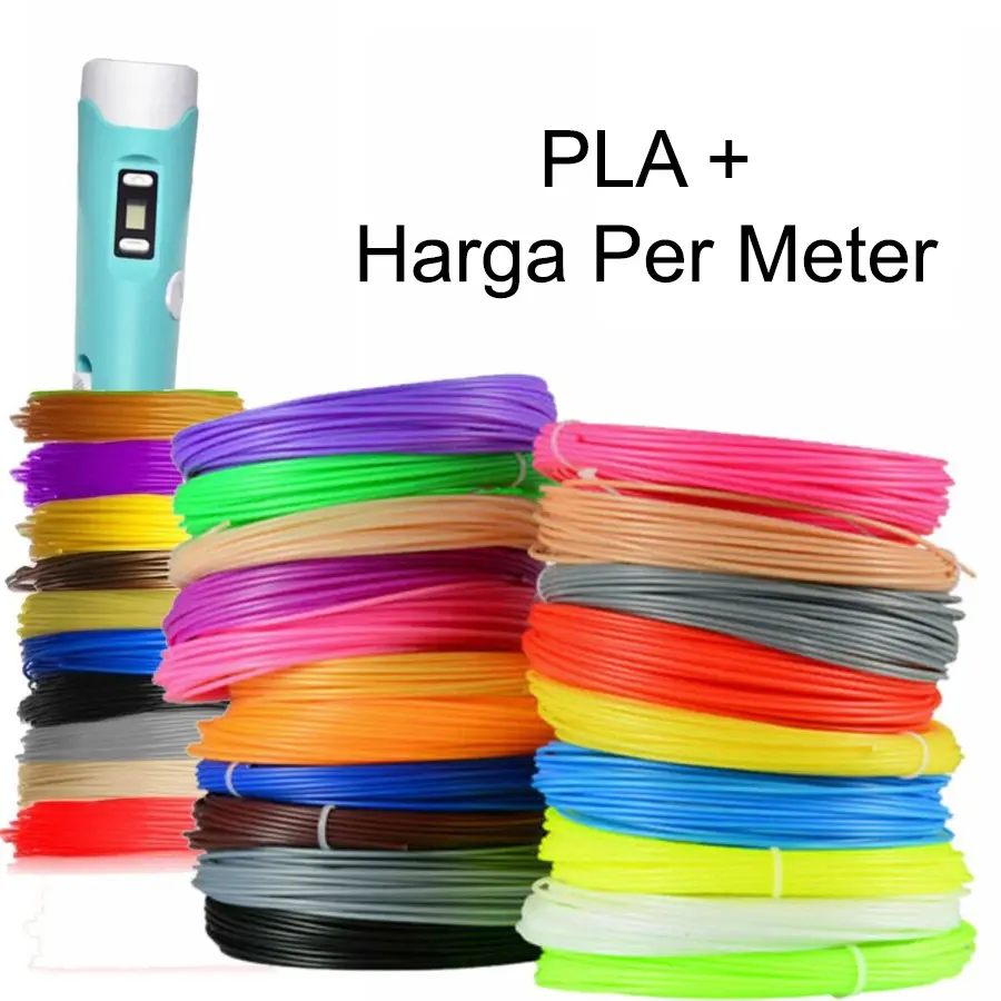 Filament Refill PLA + 1,75mm untuk 3D Pen Printer 3D