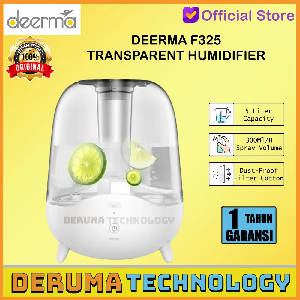 Deerma DEM F329 F325 Air Humidifier Pelembab Udara Rumah Kamar Kantor