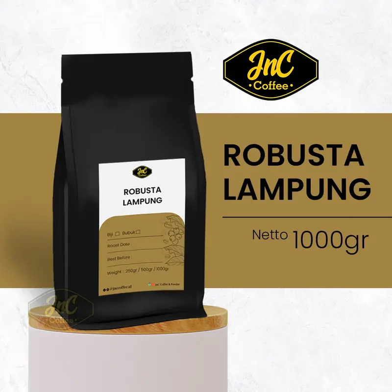 Biji Kopi Bubuk Robusta Lampung JnC Coffee 1 Kg 1kg 0