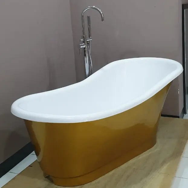 BIG SALE BATHTUB STANDING PAULINE GOLD 2
