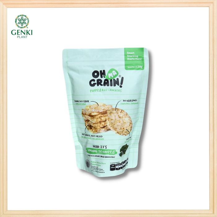 Gambar Oh Ma Grain Seaweed - 50 g dari Genki Plant Kota Administrasi Jakarta Utara Tokopedia