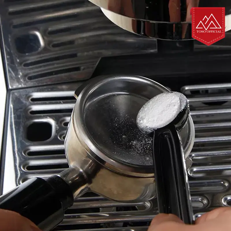Sikat + Sendok Espresso Group Head Brush + Spoon Sikat Mesin Kopi 2in1 5
