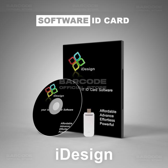 Gambar iDesign Plus Software Cetak Kartu ID Card Printer + Dongle dari Barcode Store Solutions Kota Administrasi Jakarta Pusat Tokopedia