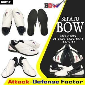 Sepatu taekwondo shoes fight training latihan kets putih BOW