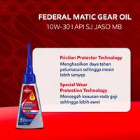 Gambar FEDERAL MATIC GEAR OIL 10W-30 0.12L 120ml - Oli Pelumas Gir Matic dari Federal Oil Official Store Kota Administrasi Jakarta Utara 2 Tokopedia