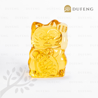Gambar Yellow Crystal Lucky Cat dari Dufeng Kota Administrasi Jakarta Utara 1 Tokopedia