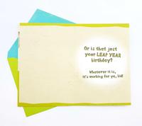 Gambar GREETING CARD- HALLMARK- KARTU UCAPAN- LEAP YEAR- BIRTHDAY CARD- DOG dari Hallmark Cards Indonesia Kota Administrasi Jakarta Utara 3 Tokopedia