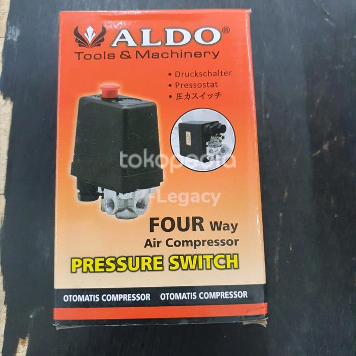 Jual otomatis kompresor angin 4 lubang / pressure switch air compressor ...