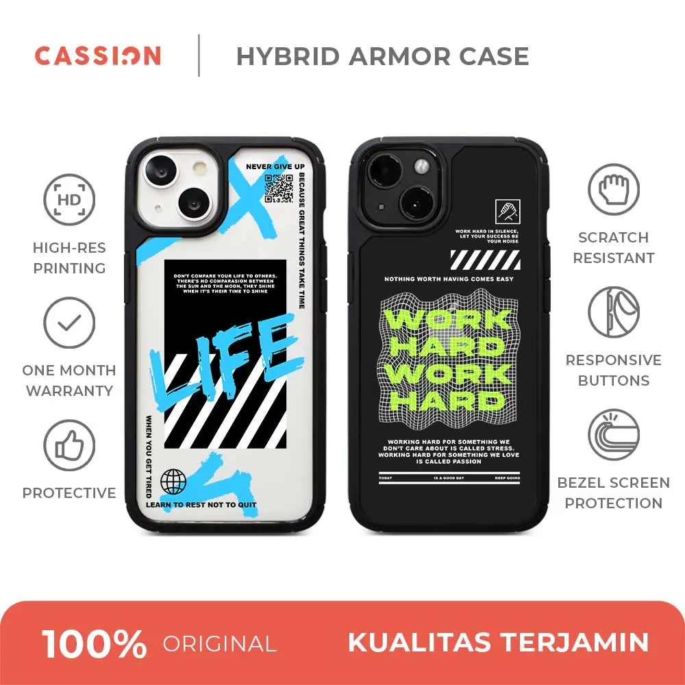 New! Hybrid Rubber Case For Iphone (CUSTOM)