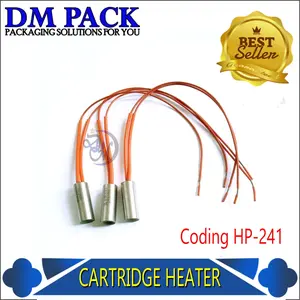 Heating Tube Cartridge Heater Element Pemanas Mesin coding HP-241