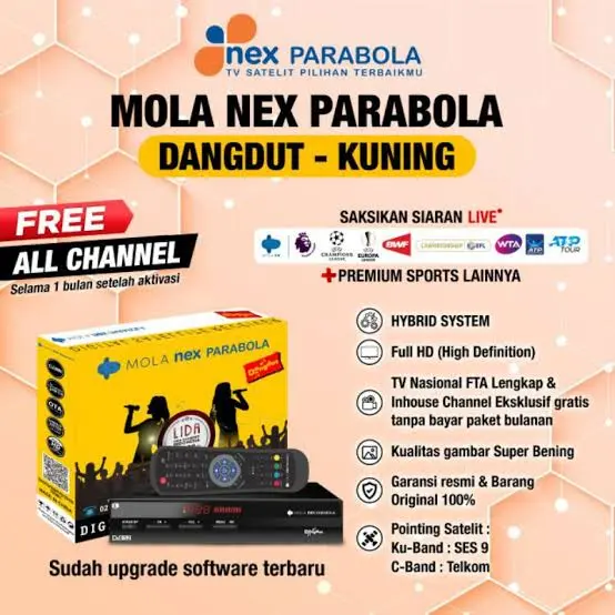 Receiver Nex Parabola Kuning Digital Parabola 0