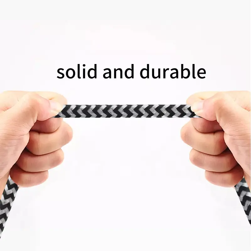 Kabel Charger iPhone Lightning PD Nylon Braided Kabel Data Charger 3