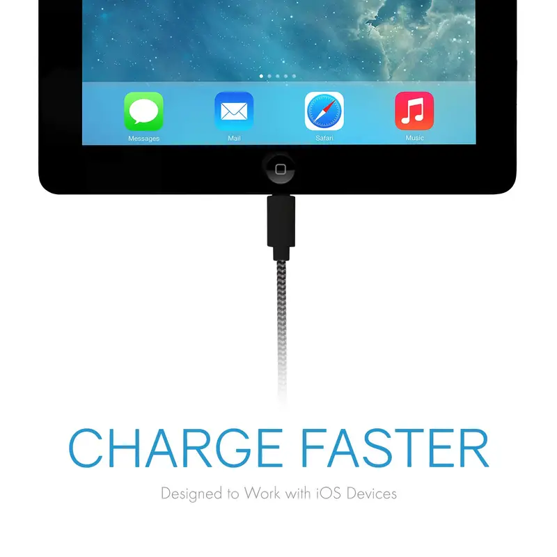 Kabel Charger iPhone Lightning PD Nylon Braided Kabel Data Charger 1