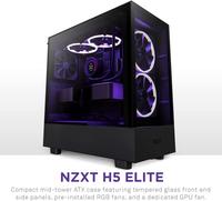 Gambar CASING NZXT H5 Elite - Premium Compact Mid Tower ATX Tempered Glass dari Techno Computer Bali Kota Denpasar 2 Tokopedia