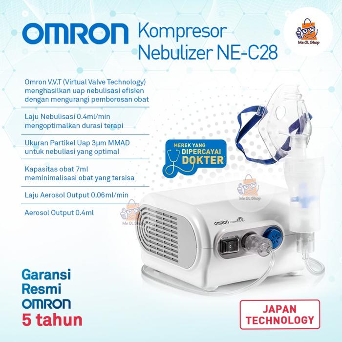 Jual OMRON NEBULIZER NE-C28 OMRON COMPRESSOR NEBULIZER C28 - NE