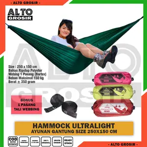 Hammock Single Ultralight Size 245x145 cm Full Bartex - Ayunan Gantung