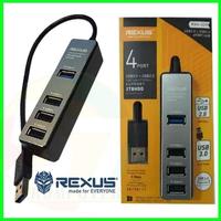 Gambar Rexus RXH-329 - USB HUB 4-Port (1-Port USB 3.0 + 3-Port USB 2.0) dari Duta Mandiri Infokom Kota Administrasi Jakarta Pusat 4 Tokopedia