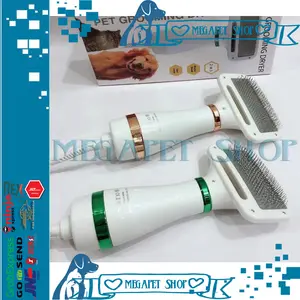 Pet Grooming Dryer Alat Pengering Bulu Kucing Anjing plus Sisir 2in1