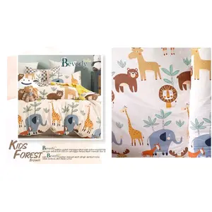 seprei set anti geser motif kids forest + sea world uk 180x200x35