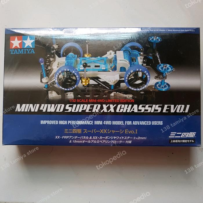 Jual TAMIYA 94780 MINI 4WD SUPER XX CHASIS EVO 1 - Kota