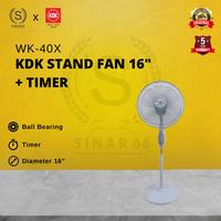 Gambar KDK STAND FAN TIMER KIPAS ANGIN BERDIRI 16" WK40X WK 40X - Timer dari sinar66.id Kota Tangerang 1 Tokopedia